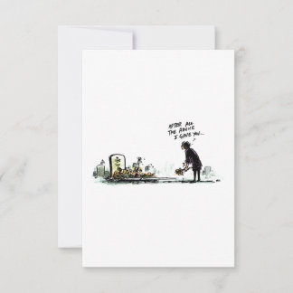 Unwanted Medical Advice Funny Cancer Postcard