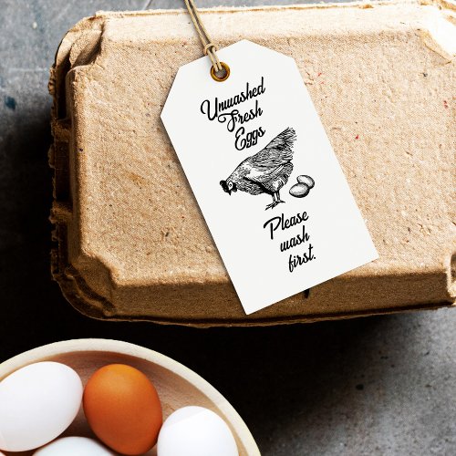 Unwashed Eggs Carton Stamp _ Product Label