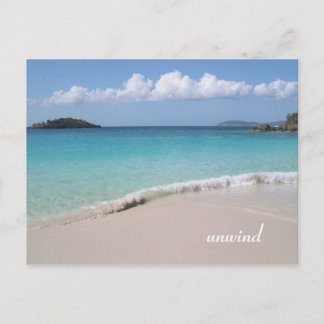 unwind postcard
