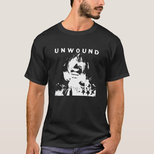 Unwound band V-Neck  T-Shirt (Front)