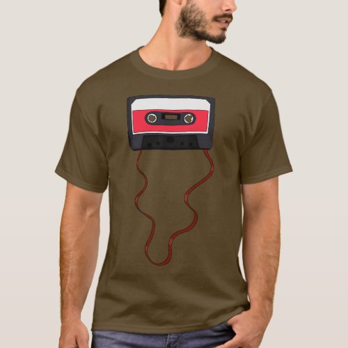Unwound Cassette Tape Mixtape Retro Vintage T_Shirt