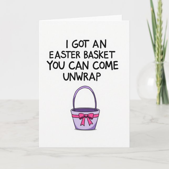 Unwrap Easter Joy Greeting Card (Front)