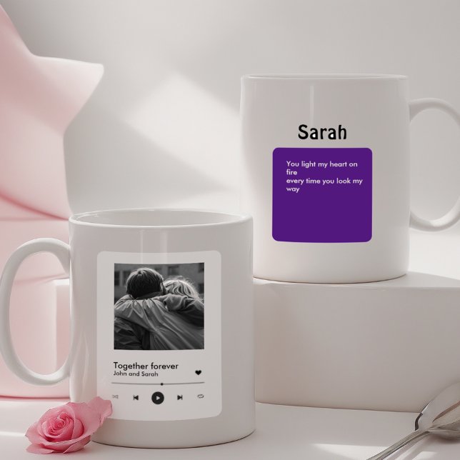 Unwrap Love: Spotify-Inspired Couples Gift for Val Coffee Mug (Creator Uploaded)