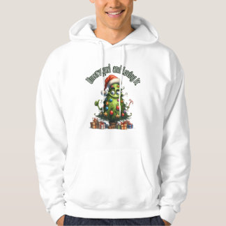 Unwrapped and Loving It - Funny Single Christmas Hoodie