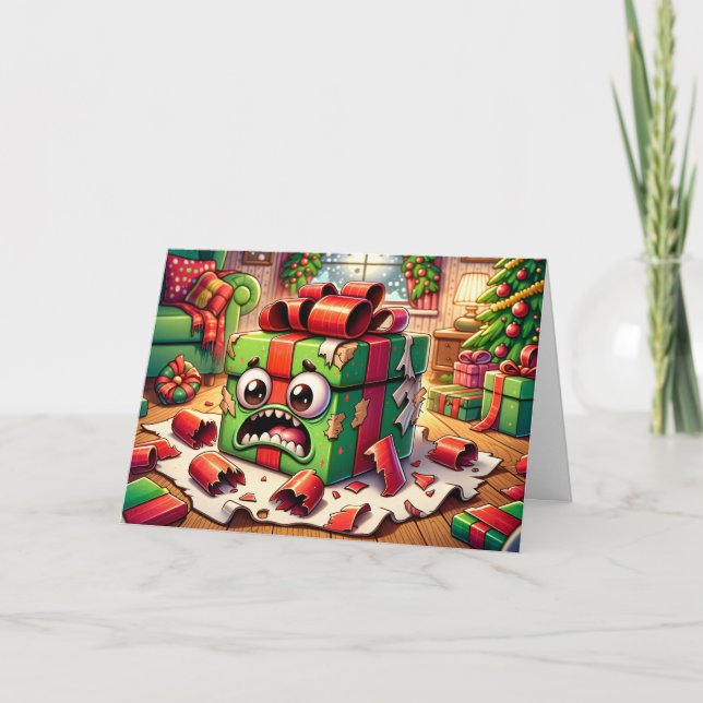 Unwrapped Terror: The Surprise Inside Card (Front)