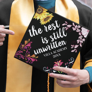 Unwritten Custom Class Year Graduation Cap Topper