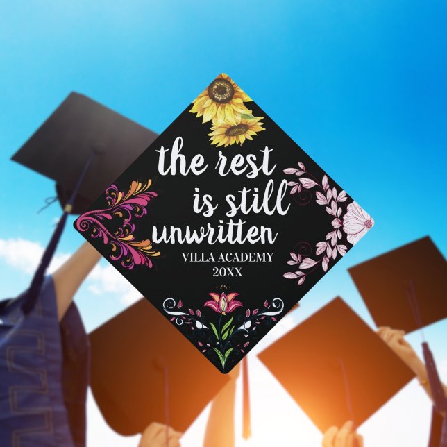 Unwritten Custom Class Year Graduation Cap Topper (Creator Uploaded)