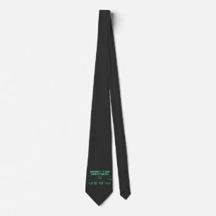 "Unwritten Greatness" Cyberpunk Tie