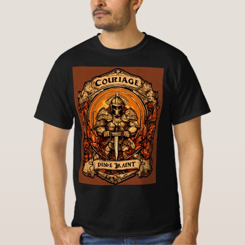 Unyielding Spirit_de courage et combattant tshirt