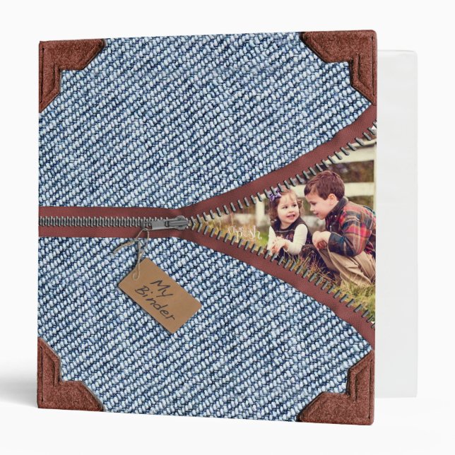 Unzip & Open Unique Photo Binder (Front/Inside)