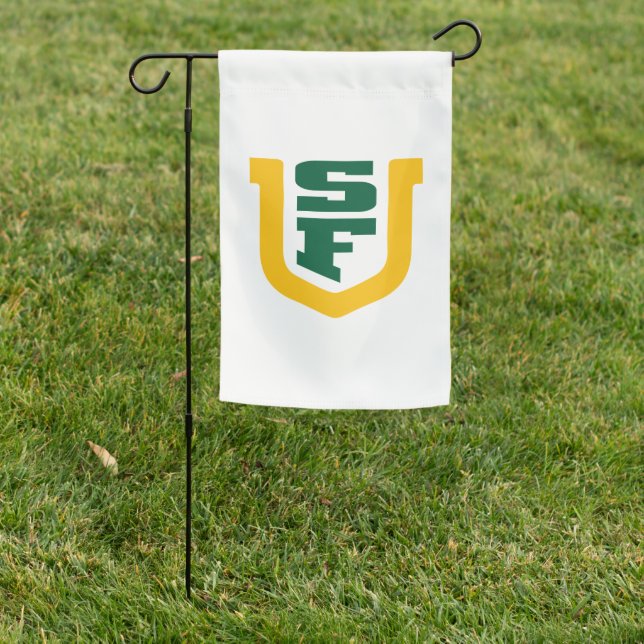 UOSF Logo Garden Flag (In SItu)