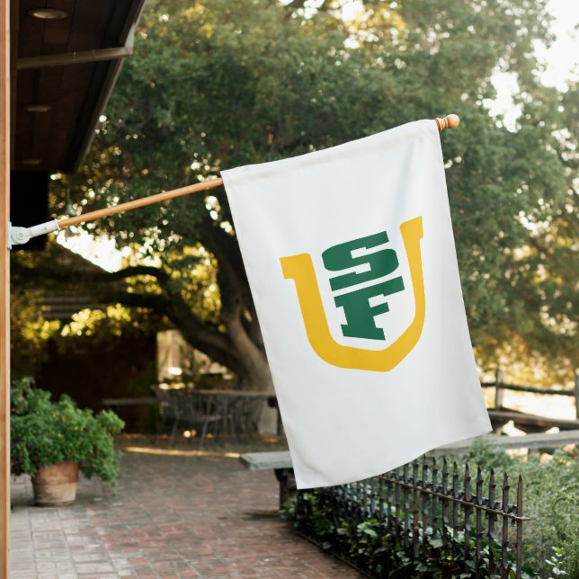 UOSF Logo House Flag (In SItu)