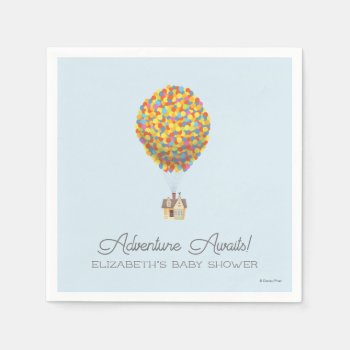 Up | Adventure Awaits Baby Shower Napkins by disneyPixarUp at Zazzle