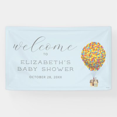 UP | Adventure Awaits Baby Shower Welcome Banner