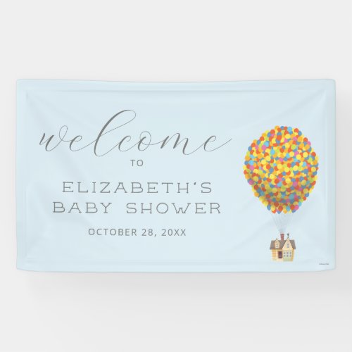 UP  Adventure Awaits Baby Shower Welcome Banner