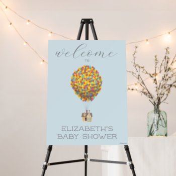 Up | Adventure Awaits Baby Shower Welcome Foam Board by disneyPixarUp at Zazzle
