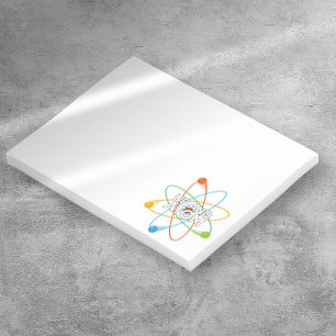 UP AND ATOM Funny Science Quote Post-it Notes