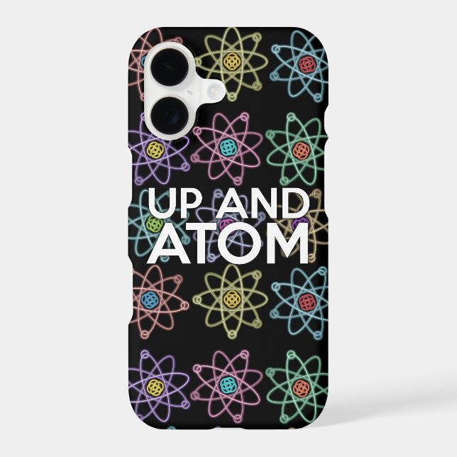 UP AND ATOM IPHONE CASE (Back)