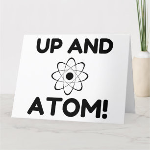 UP AND ATOM LETTERPRESS THANK YOU CARD