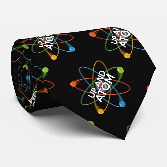UP AND ATOM Science Tie (Rolled)