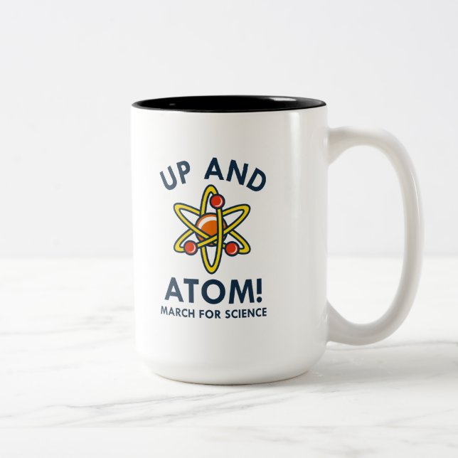 Up And Atom! Two-Tone Coffee Mug (Right)