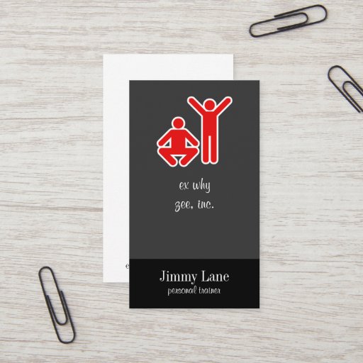 Customizable Up and Down Business Cards