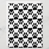 Up And Down Dog Paw Prints (Front/Back)