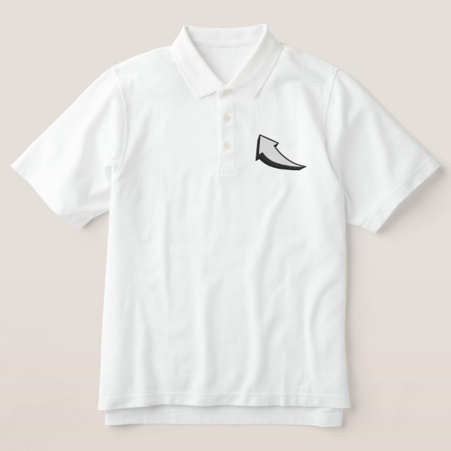 UP ARROW EMBROIDERED POLO SHIRT (Design Front)