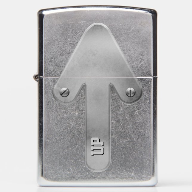 Up Arrow Zippo Lighter (Front)