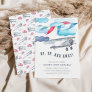 Up & Away | Vintage Airplane Birthday Party Invite