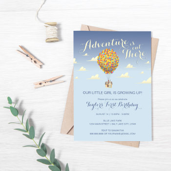 Up Birthday | Adventure Is Out There Invitation by disneyPixarUp at Zazzle