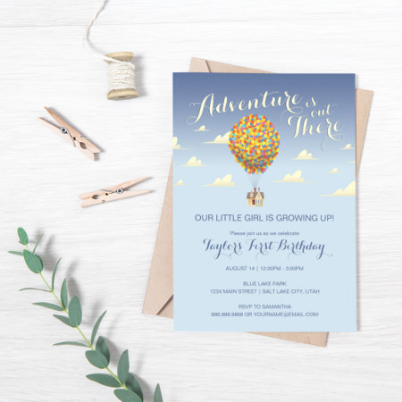 Up Birthday | Adventure Is Out There Invitation