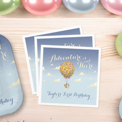 UP Birthday | Adventure is Out There Napkins