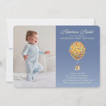 Up Birthday | Adventure Is Out There - Photo Invitation by disneyPixarUp at Zazzle