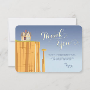 UP Birthday Thank You Card