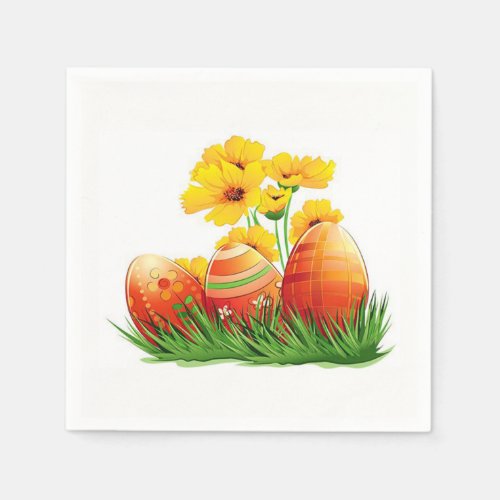 Up Came Easter Easter Party Paper Napkins