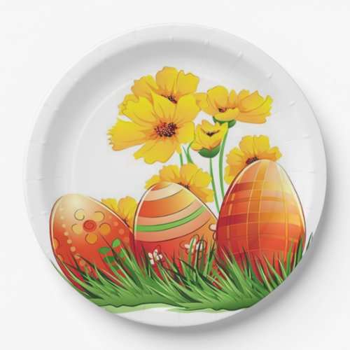 Up Came Easter Easter Party Paper Plate