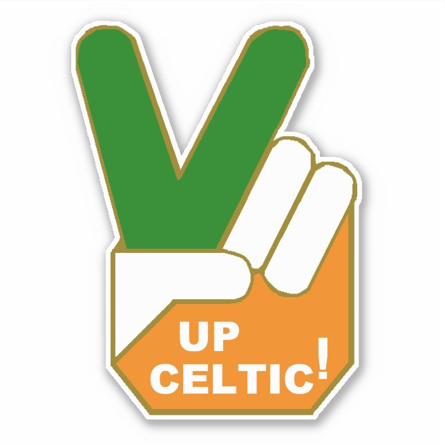 UP CELTIC! STICKER (Front)