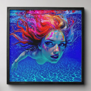 “Up Close and Personal” - A Chromatic Portrait Peel And Stick Photo Tile