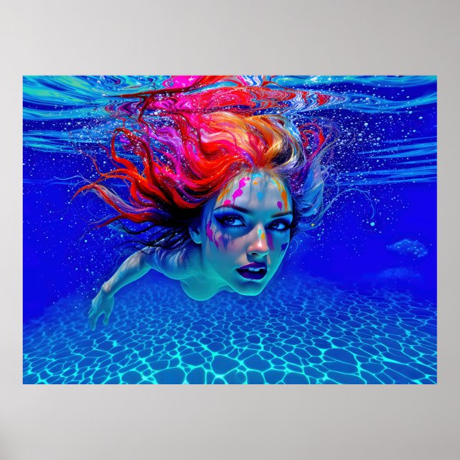 “Up Close and Personal” - A Chromatic Portrait Poster (Front)