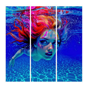 “Up Close and Personal” - A Chromatic Portrait Triptych