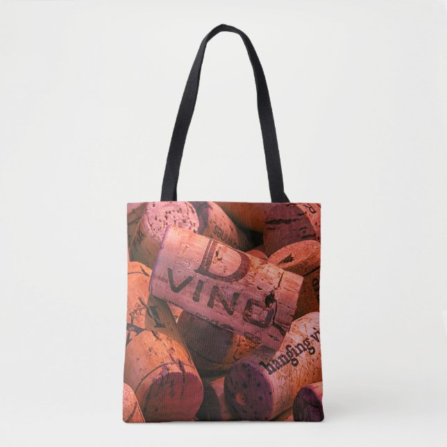Up Close Cork Tote Bag (Front)