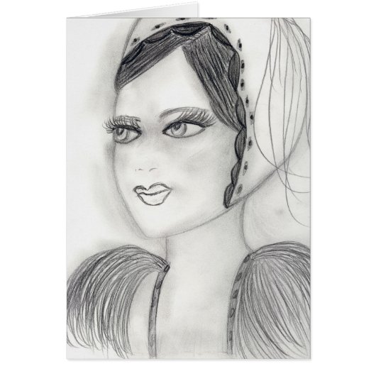 Up Close Flapper Cards (Front)