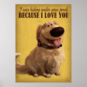 UP   Dug the Dog in Cone of Shame Poster