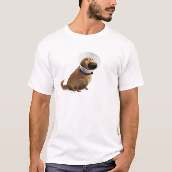 Up | Dug The Dog In Cone Of Shame T-shirt by disneyPixarUp at Zazzle