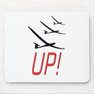 UP !  Glider Sailplane Mouse Pad