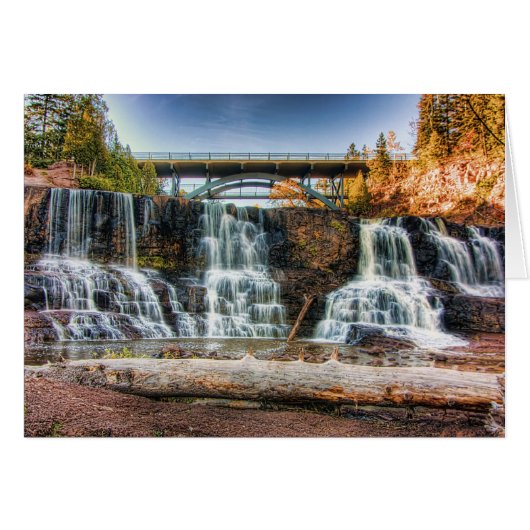 Up Gooseberry Falls Cards (Front Horizontal)