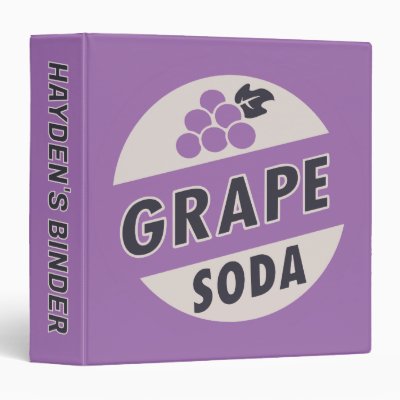 UP | Grape Soda 3 Ring Binder