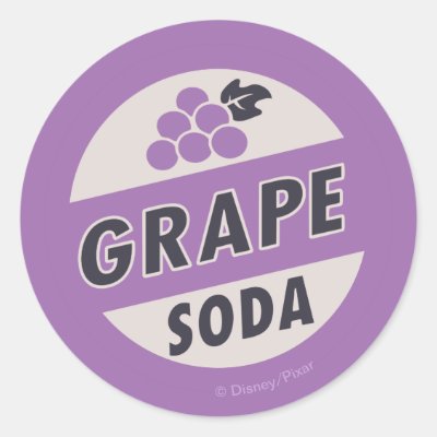 UP | Grape Soda Classic Round Sticker