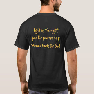 Up Helly Aa! with Light up the Night Text T-Shirt